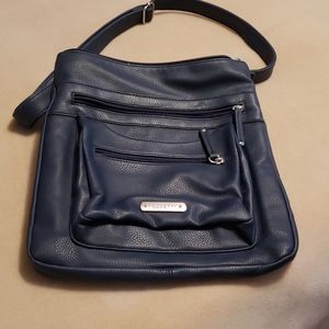 Small navy bag
